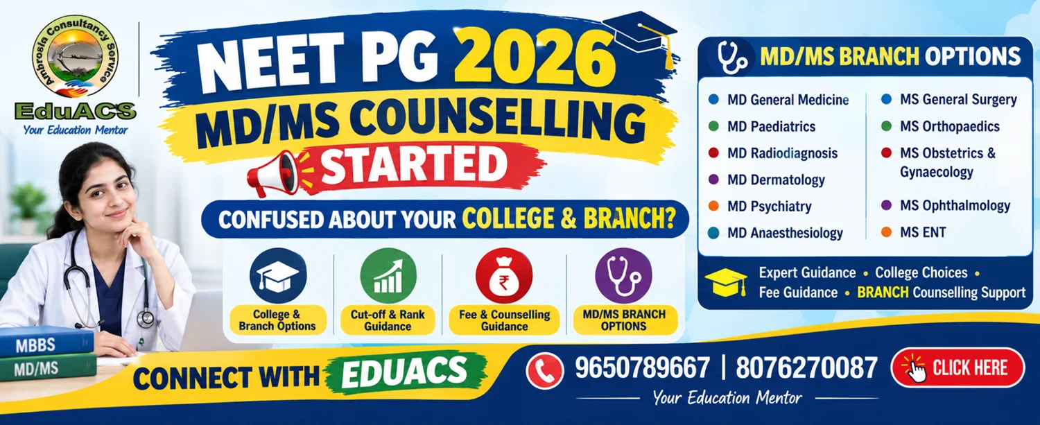 NEET PG MD/MS Counselling 2026